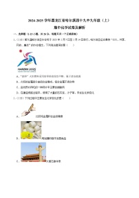 黑龙江省哈尔滨第四十九中学校2024-2025学年九年级上学期期中考试化学试卷