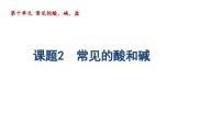 人教版（2024）九年级下册（2024）第十单元 常见的酸、碱、盐课题2 常见的酸和碱课文课件ppt