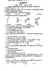 湖南省长沙市中雅培粹学校2024-2025学年九年级上学期第三次月考化学试卷