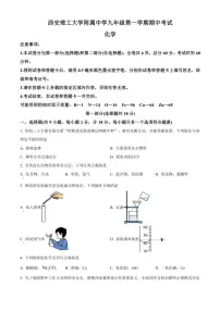 2024～2025学年陕西省西安市西安理工大学附属中学九年级(上)期中化学试卷(含答案)