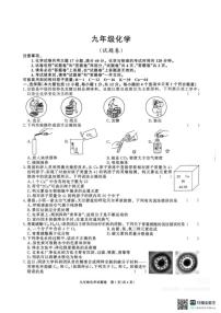 2024～2025学年安徽省合肥瑶海区行知中学九年级(上)第三次月考化学测试卷(含答案)