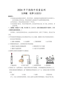 2024～2025学年湖南省永州市新田县九年级(上)期中化学试卷(含答案)