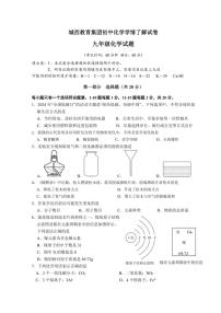 2024～2025学年江苏省泰州市姜堰区城西实验学校九年级(上)第二次月考化学试卷(无答案)