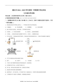2025届河北省唐山市遵化市九年级(上)期中化学试卷(含答案)