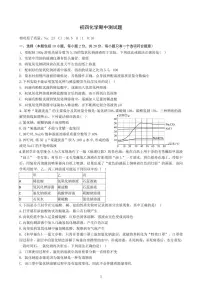 山东省威海市文登区第二中学（五四制）2024-2025学年九年级上学期期中考试化学试题