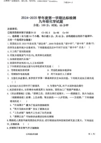 山东省日照市曲阜师范大学附属中学2024-2025学年九年级上学期12月月考化学试卷