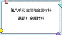 人教版（2024）九年级下册（2024）第八单元 金属和金属材料课题1 金属材料教学演示课件ppt