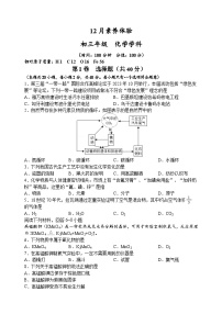 江苏省扬州市市直学校2024--2025学年九年级上学期12月月考化学试卷