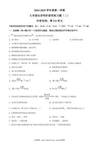 2024～2025学年广东省汕头市潮南区陈店实验学校等九年级(上)12月月考化学试卷(含答案)