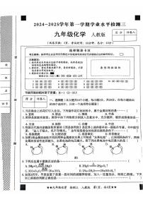 河北省沧州市献县2024-2025学年九年级上学期12月月考化学试题