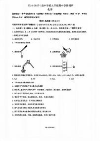 天津益中学校2024-2025学年九年级上学期期中学情调研化学试卷