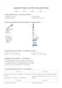 山东省东营市广饶县2023-2024学年九年级(上)期末化学试卷(含解析)