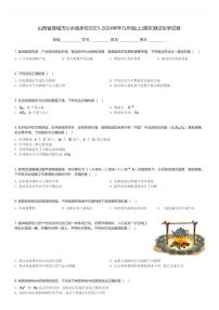 山西省晋城市沁水县多校2023-2024学年九年级(上)期末测试化学试卷(含解析)