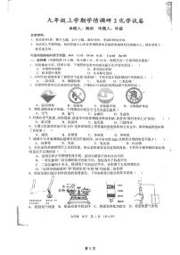 河南省郑州市金水区河南省实验中学2024-2025学年九年级上学期12月月考化学试题