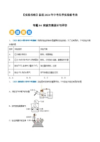 中考化学实验探究一题多设问专题04实验方案设计与评价(原卷版+解析)