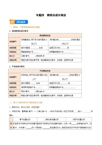 中考化学实验探究一题多设问专题4物质的成分测定(原卷版+解析)