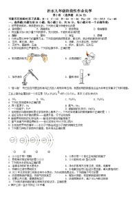 2022年山东省临沂市沂水县中考一模化学试题（原卷版）