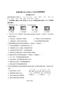 山东省济南泉景中学2024-2025学年九年级上学期12月月考化学试题