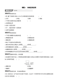 化学人教版（2024）第九单元 溶液课题1 溶液及其应用精品测试题