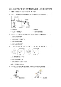 2021-2022学年广东省广州市增城区九年级（上）期末化学试卷（含答案）