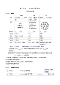 人教版中考化学一轮复习必考知识梳理与考法点拨第六单元碳和碳氧化物(学生版+解析)