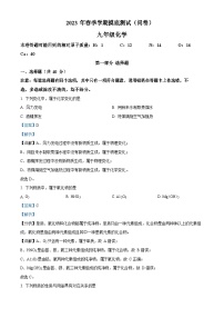 广东省广州市海珠区2022-2023学年九年级上学期期末化学试题（答案）