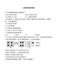 人教版2024九年级化学寒假作业+3物质构成的奥秘