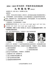 济南市槐荫区2024-2025学年九年级上学期12月月考化学试题(1)