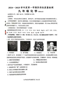 济南市槐荫区2024-2025学年九年级上学期12月月考化学试题(1)