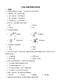 山东省潍坊市2024年八年级上学期化学期末模拟试卷2套【附参考答案】
