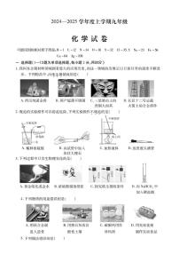 黑龙江省哈尔滨市南岗区2024-2025学年九年级上学期化学期末试卷