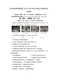 辽宁省沈阳市铁西区2024-2025学年九年级（上）期末（扫描版）化学试卷