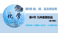 初中沪教版（2024）第8章 酸、碱、盐及其应用第4节 几种重要的盐一等奖教学课件ppt