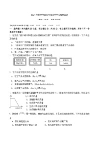 人教版2024-2025学年九年级上学期学习成果监测化学试题(含答案)