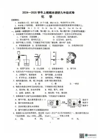河南省周口市西华县2024-2025学年九年级上学期1月期末化学试题