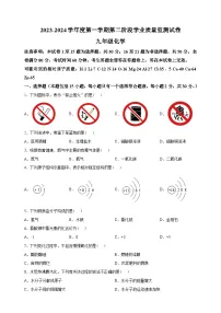 江苏省南京市秦淮区2023-2024学年九年级上学期期末化学试卷（含答案解析）