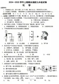 2024-2025学年周口市西华县九上期末化学试卷及答案