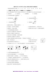 2024～2025学年湖北省襄阳市九年级上期末考试化学模拟卷试卷(含答案)