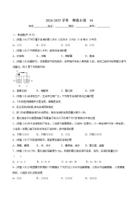 第06讲 寒假小测01【寒假自学课】2025年九年级化学（人教版）试卷