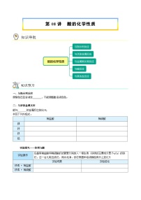 第08讲 酸的化学性质【寒假自学课】2025年九年级化学（人教版）学案