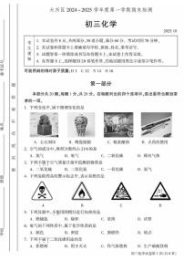 北京市大兴区2024-2025学年九年级上学期期末考试化学试卷