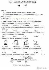 郑州市惠济区2024-2025学年九年级上学期期末化学试题及答案