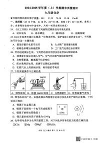 湖北省孝感市汉川市2024-2025学年九年级上学期1月期末考试化学试题