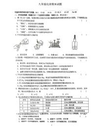 江苏省徐州市沛县五中联盟学区2024-2025学年九年级上学期1月期末化学试题