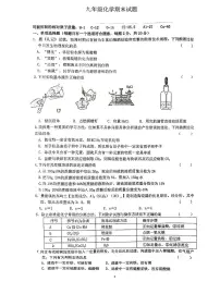 江苏省徐州市沛县五中联盟学区2024-2025学年九年级上学期1月期末化学试题