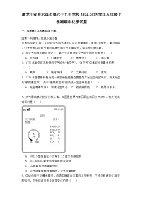 黑龙江省哈尔滨市第六十九中学校2024-2025学年八年级上学期期中 化学试题（含解析）