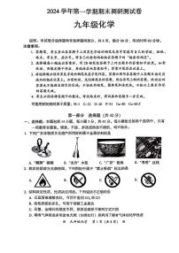 广东省广州市从化区2024-2025学年九年级上学期期末考试化学试题