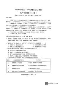 广东省广州市花都区2024--2025学年九年级上学期期末考试化学试卷