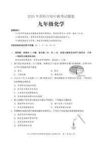 湖南省邵阳市2024-2025学年九年级上学期1月期末化学试题