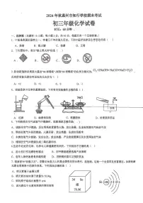 广东省惠州市知行学校2024-2025学年九年级上学期1月期末考试化学试题
